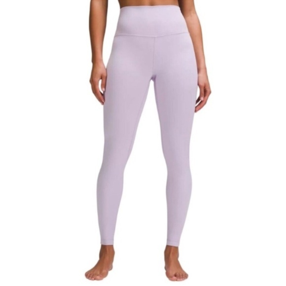 Lululemon lavender double lined align leggings